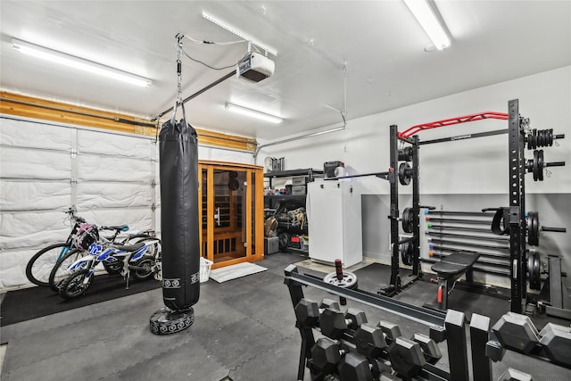 view of workout room