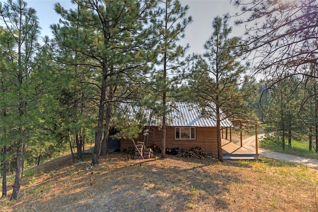 view of front of home