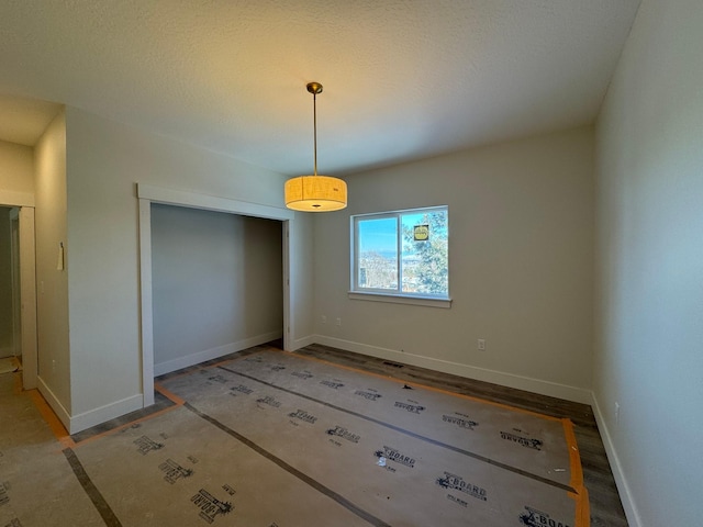 view of unfurnished dining area