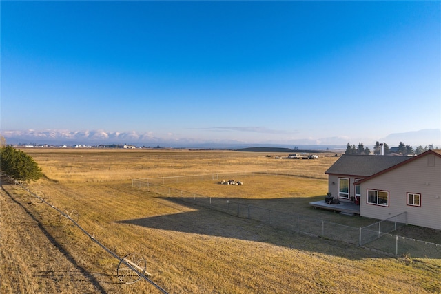 881 Lone Coyote Trl, Kalispell, MT 59901 - view of yard with a rural view and a fenced backyard