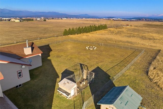 881 Lone Coyote Trl, Kalispell, MT 59901 - bird's eye view with a rural view and a mountain view