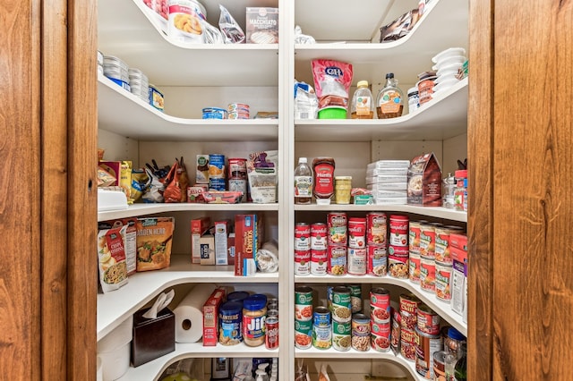 view of pantry