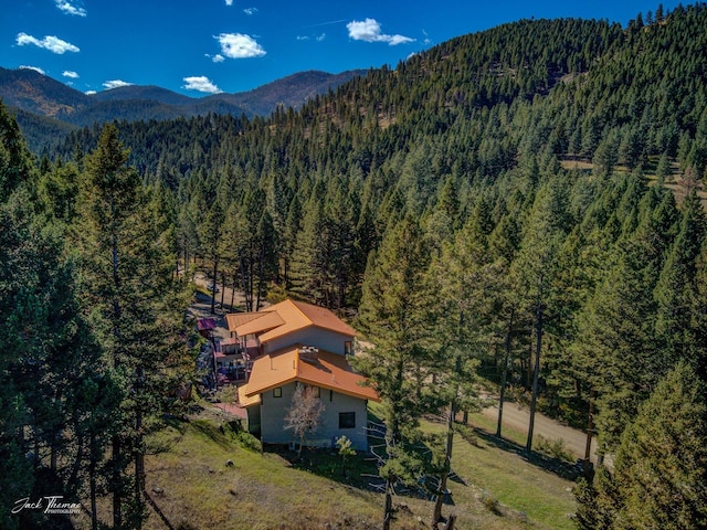 exterior space with a mountain view