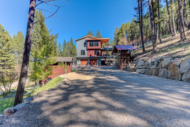 view of front of home