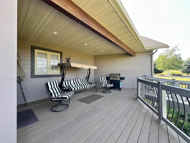 view of deck