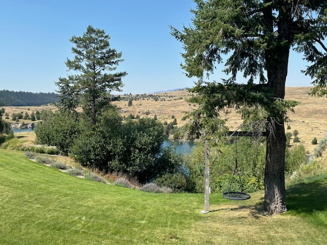 view of nature featuring a water view