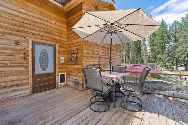 635 Lore Lake Rd, Kalispell, MT 59901 - view of deck