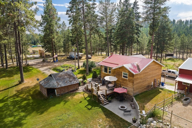 635 Lore Lake Rd, Kalispell, MT 59901 - aerial view