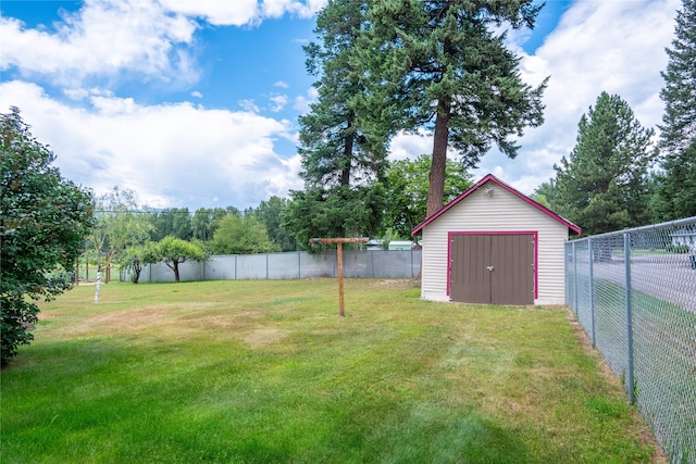 822 W Balsam St, Libby, MT 59923 - fenced backyard featuring a storage shed
