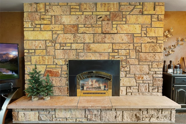 908 10th St, Whitefish, MT 59937 - detailed view of a fireplace