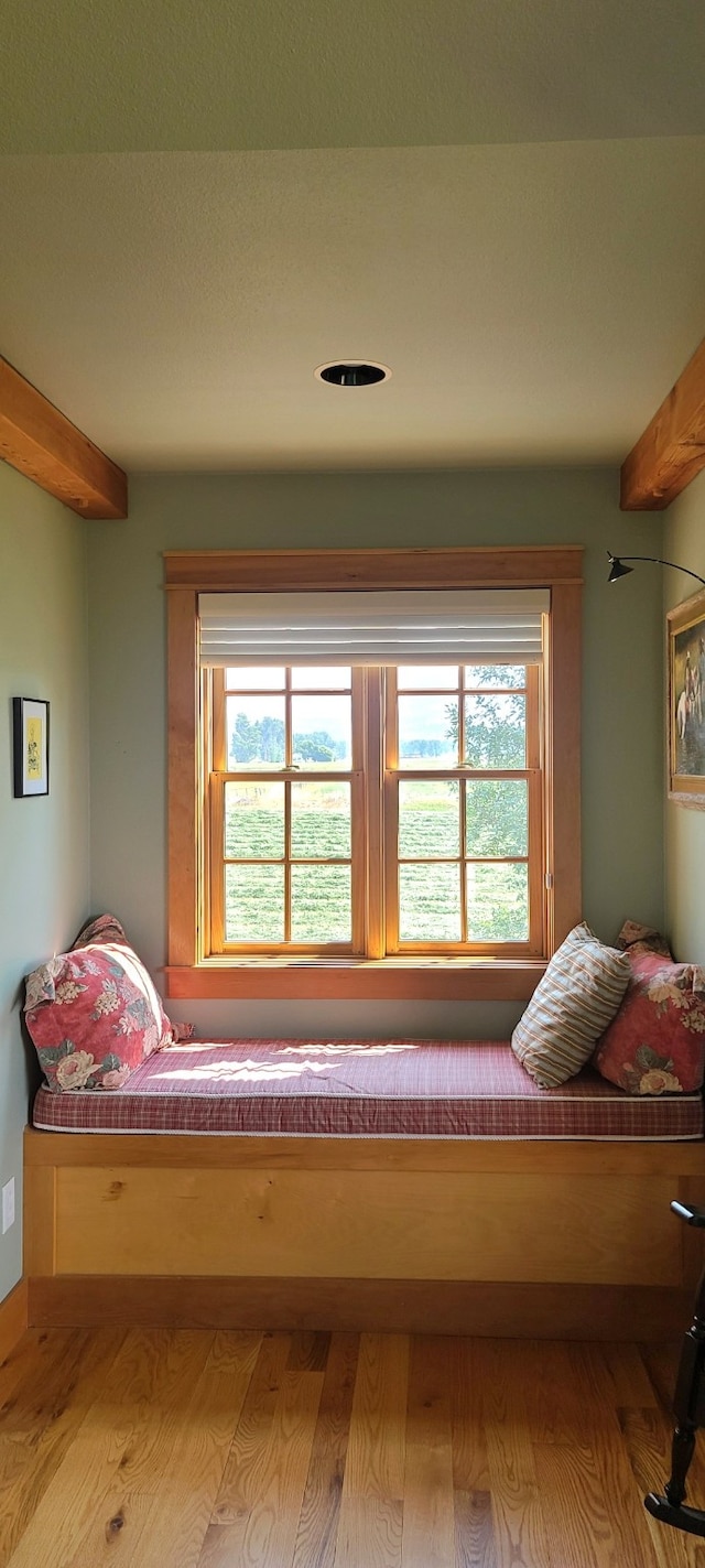 bedroom featuring hardwood / wood-style floors