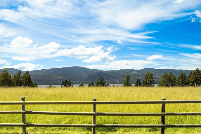 159 Sylvan Dr, Bigfork, MT 59911 - view of mountain backdrop featuring rural landscape