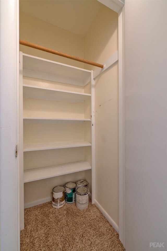 view of pantry