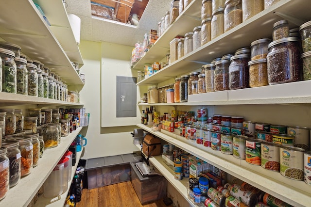 storage area featuring electric panel