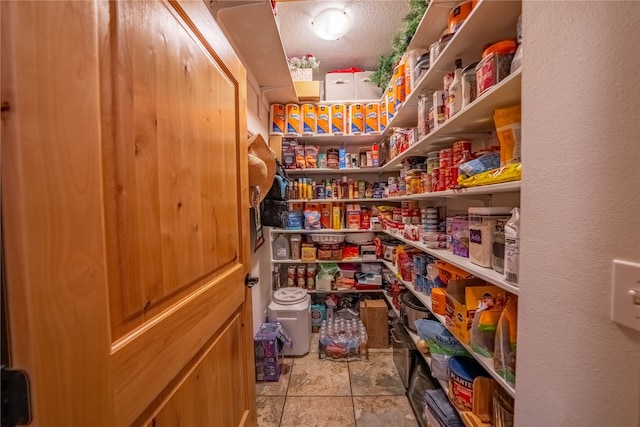 view of pantry