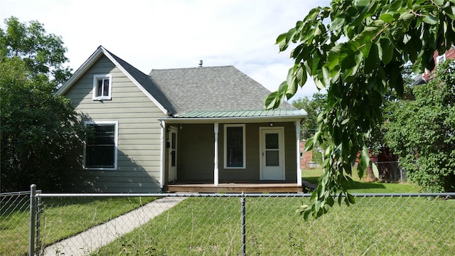 721 5th Ave S, Great Falls, MT 59405 - view of front of property with a porch and a shingled roof