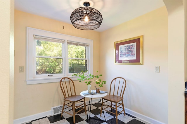 view of dining room