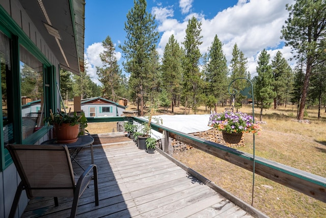 view of deck