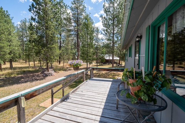 view of deck