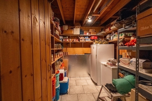 view of storage room