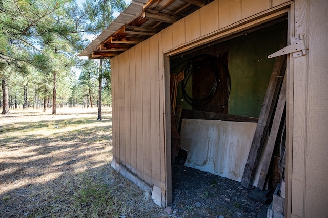 view of outbuilding