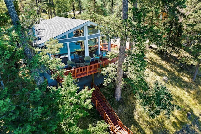 548 W Village Dr, Bigfork, MT 59911 - aerial view of property and surrounding area