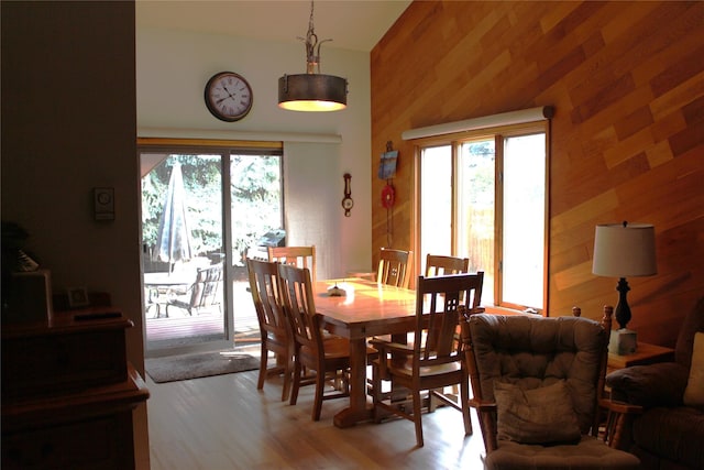 220 Fox Farm Dr, Whitefish, MT 59937 - dining room with wood walls and wood finished floors