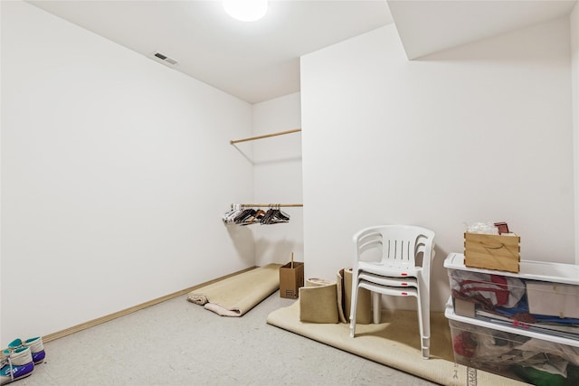 storage featuring visible vents