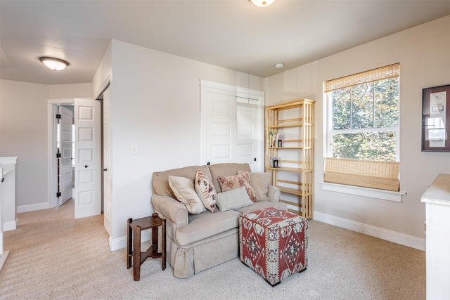 sitting room featuring baseboards