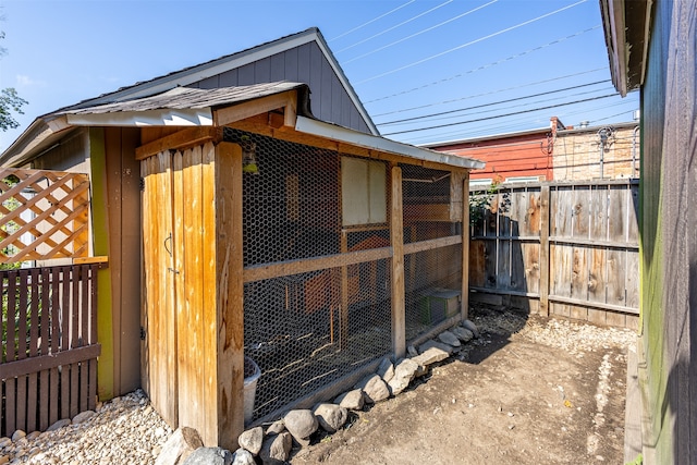 view of outbuilding