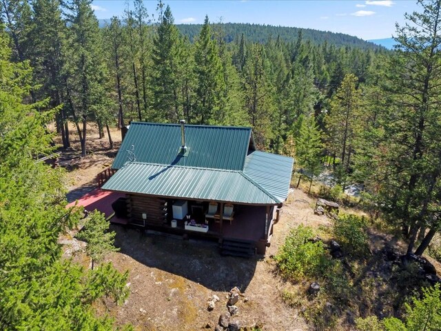 400 Pine Bay Dr, Rexford, MT 59930 - drone / aerial view featuring a view of trees