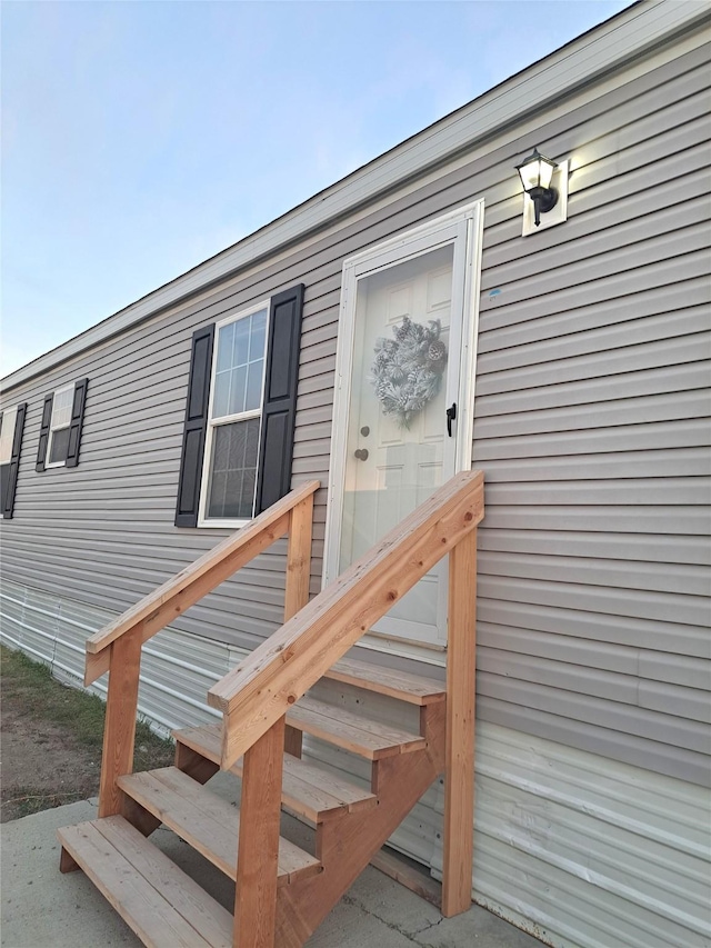 view of entrance to property