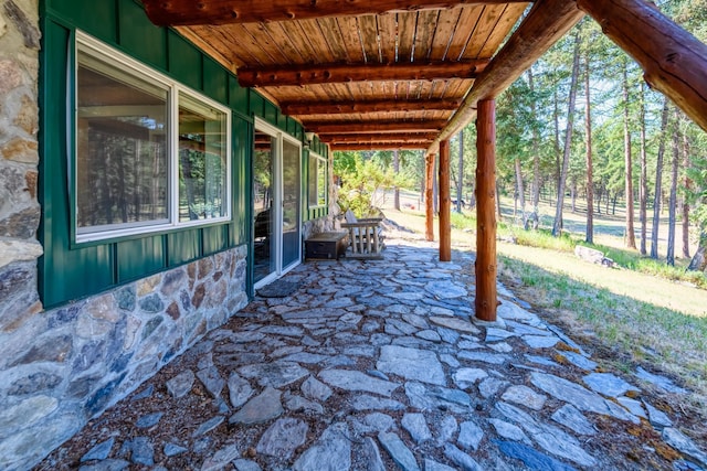 5899 Black Lake Rd, Rexford, MT 59930 - view of patio