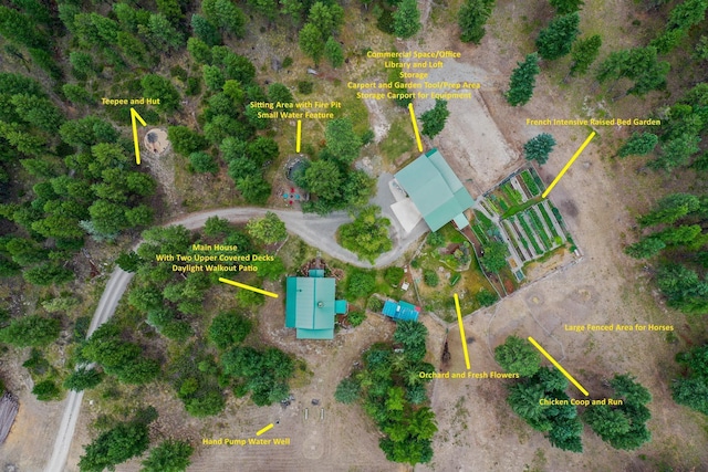 5899 Black Lake Rd, Rexford, MT 59930 - bird's eye view