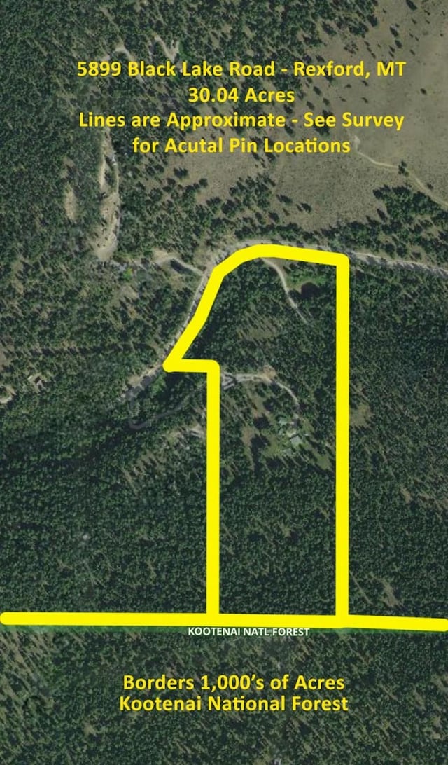 5899 Black Lake Rd, Rexford, MT 59930 - map location