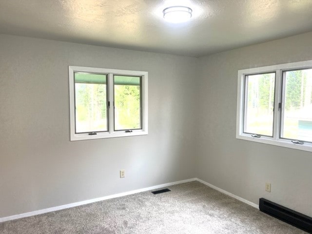 empty room with carpet flooring