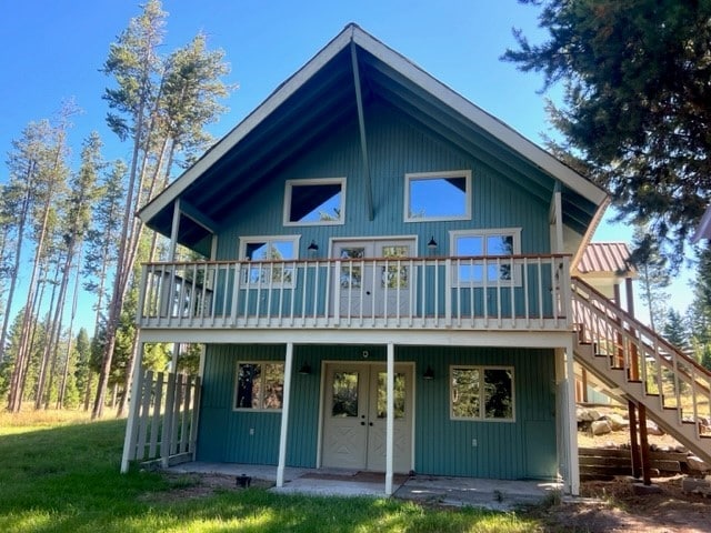 view of rear view of property