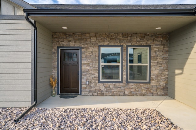 view of entrance to property