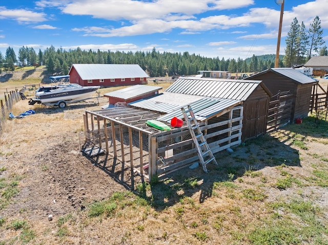 view of outdoor structure