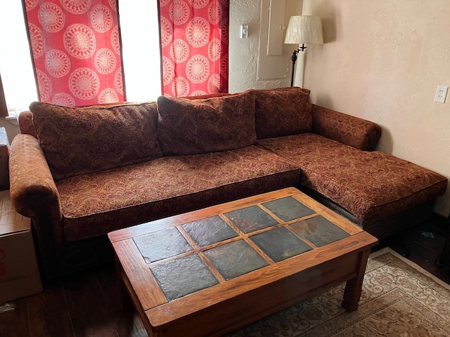 4 Lake Dr, Heron, MT 59844 - living area featuring a textured wall
