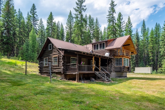 exterior space with an outbuilding