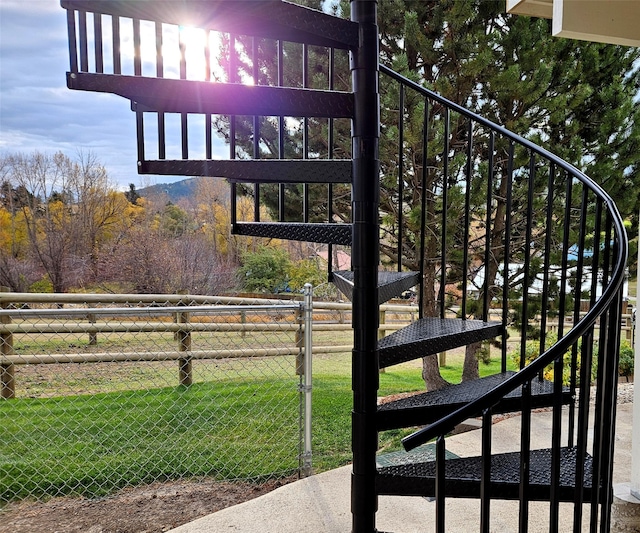 exterior details featuring fence