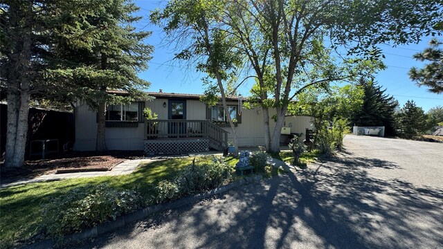 view of front of home