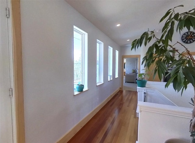 5355 Peaks View Dr, Helena, MT 59602 - corridor with light wood-style flooring, recessed lighting, and baseboards