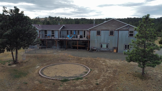 view of rear view of property