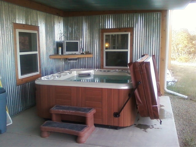 5355 Peaks View Dr, Helena, MT 59602 - view of patio with a hot tub