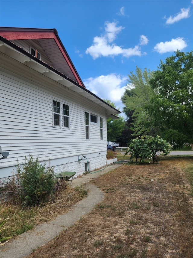 view of side of property