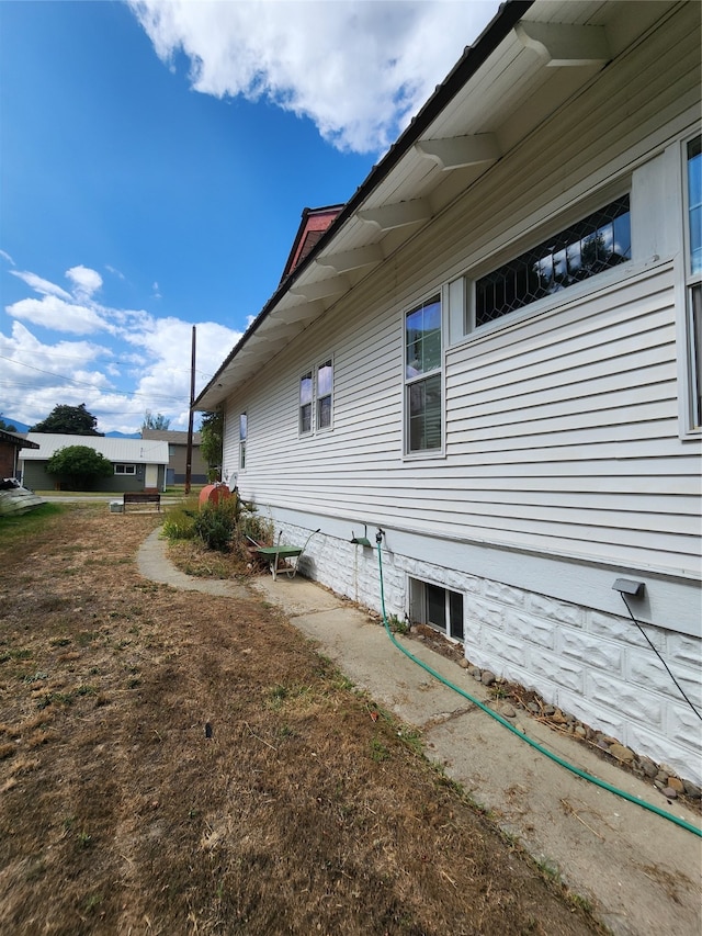 view of side of home