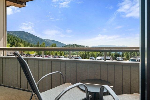 3898 Big Mountain Rd Unit 114, Whitefish, MT 59937 - balcony with a mountain view