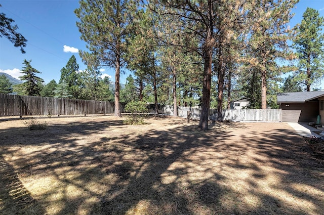 215 Hilltop Dr, Hamilton, MT 59840 - view of yard with a fenced backyard